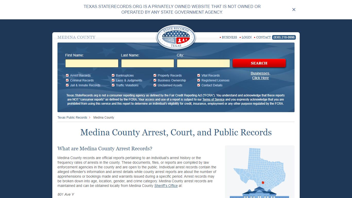 Medina County Arrest, Court, and Public Records